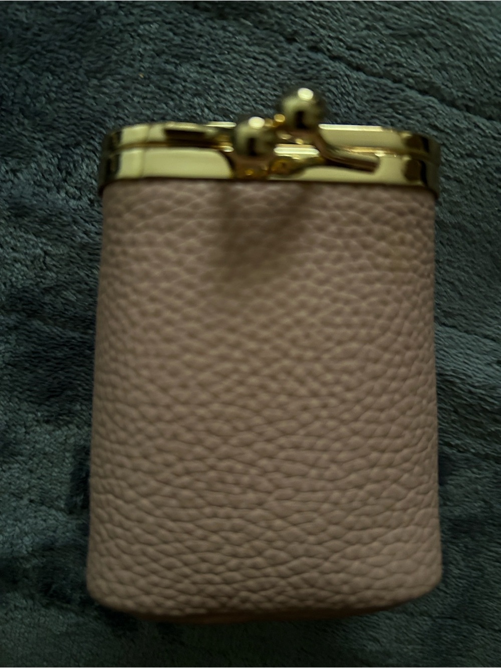 Kiss-Lock Lipstick Holder with Gold Frame